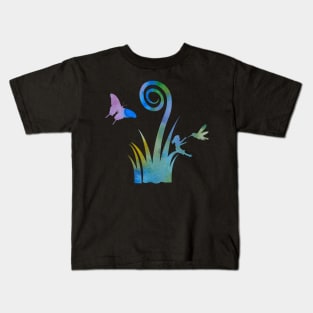 Fairy on a leaf Kids T-Shirt